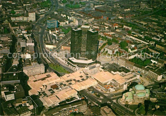Essen Ruhr Fliegeraufnahme Rathaus