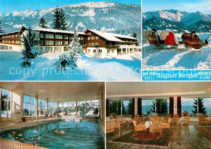 Sonthofen Oberallgaeu Sporthotel Allgaeuer Berghof