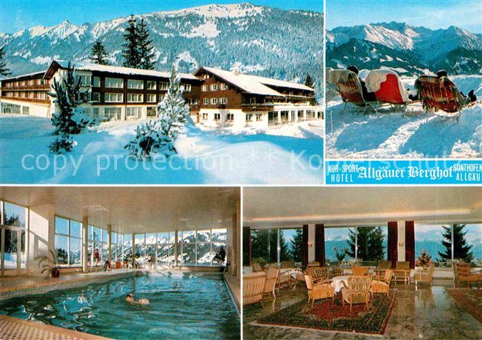 Sonthofen Oberallgaeu Sporthotel Allgaeuer Berghof