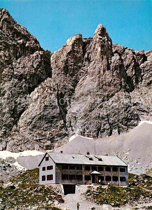 Karwendel Lemsenjochhuette Huettenturm