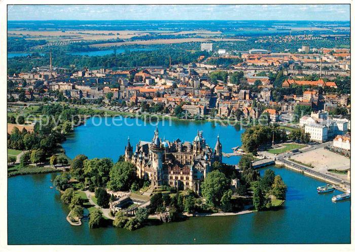 Schwerin Mecklenburg Schloss Panorama