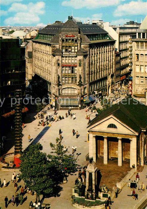 HAMBURG  CITY Moenckebergbrunnen und Buecherhalle