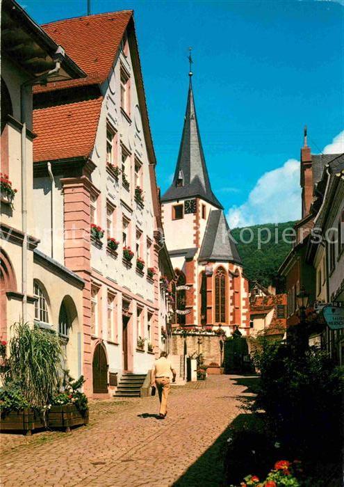 Neckarsteinach Vierburgenstadt am Neckar Altstadt
