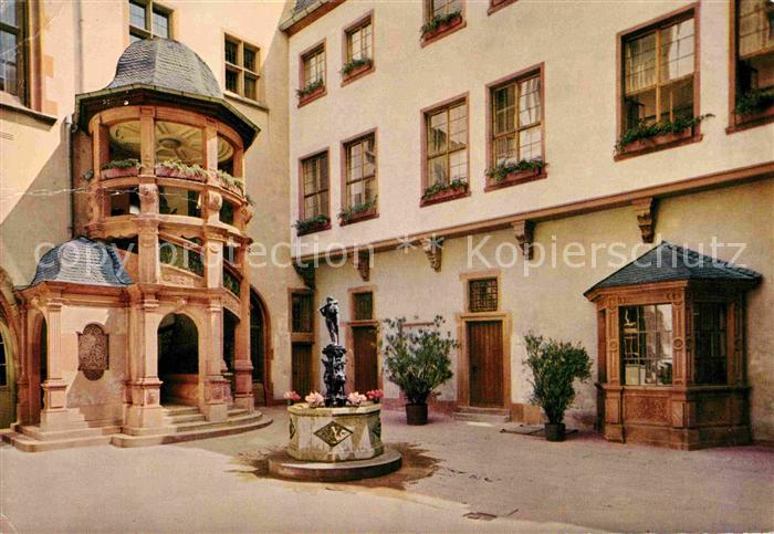 Frankfurt Main Roemerhoefchen im Roemer Rathaus