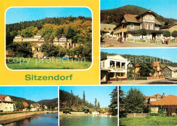 Sitzendorf Thueringen Hotel Bergterrasse FDGB Erholungsheim Max Kirchner Hauptst