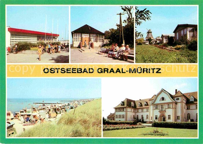 Graal-Mueritz Ostseebad Broilergaststaette Cafe Seeblick Ferienobjekt Strandperl