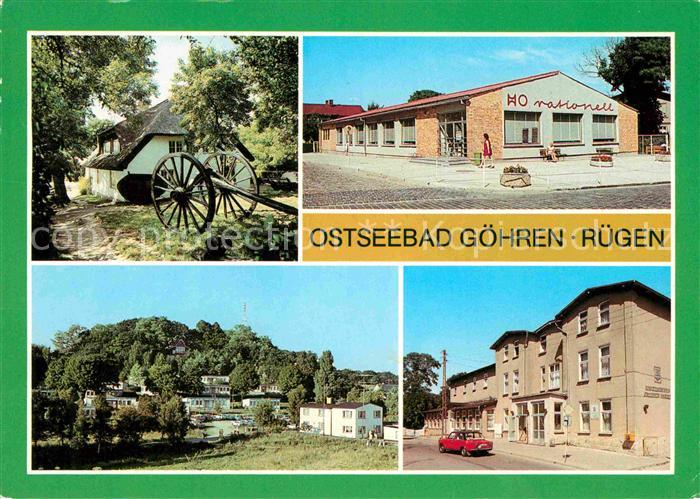 Goehren Ruegen Moenchguter Heimatmuseum HO Kaufhalle Rationell FDGB Erholungshei