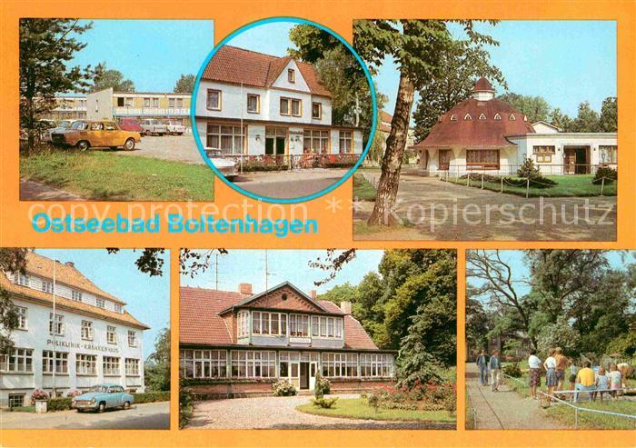 Boltenhagen Ostseebad Urlauberdorf Kurverwaltung Pavillon Bar Poliklinik Haus am