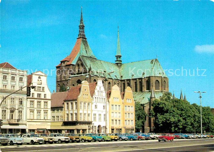 ROSTOCK  CITY Ernst Thaelmann Platz Kirche
