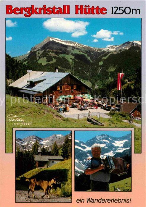 Au Bregenzerwald Bergkristall Huette Musiker