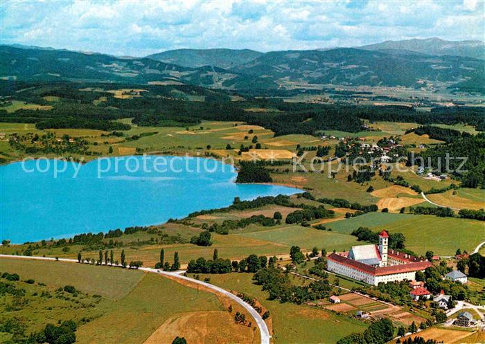 St Veit Glan Stift St Georgen am Laengsee Fliegeraufnahme
