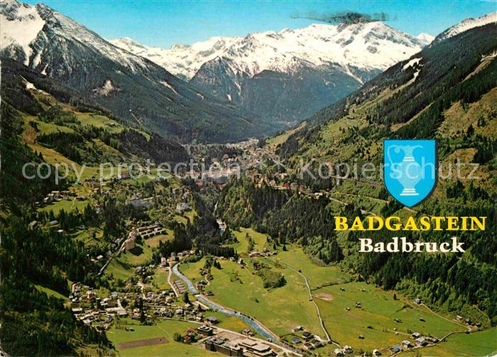 Badgastein Badbruck Fliegeraufnahme