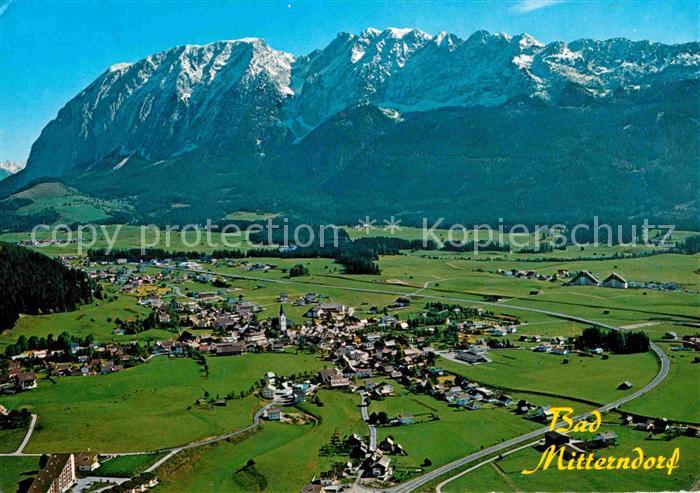 Bad Mitterndorf mit Grimming Fliegeraufnahme