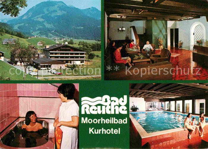 Reuthe Vorarlberg Kurhotel Moorheilbad Gastraum Hallenbad