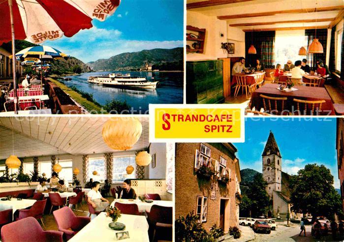 Spitz Donau Strandcafe Spitz Gastraeume Kirche