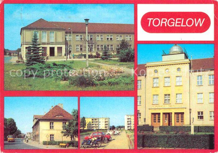 Torgelow Postamt Bahnhofstr mit Rathaus Albert Einstein Str Kopernikus Oberschul