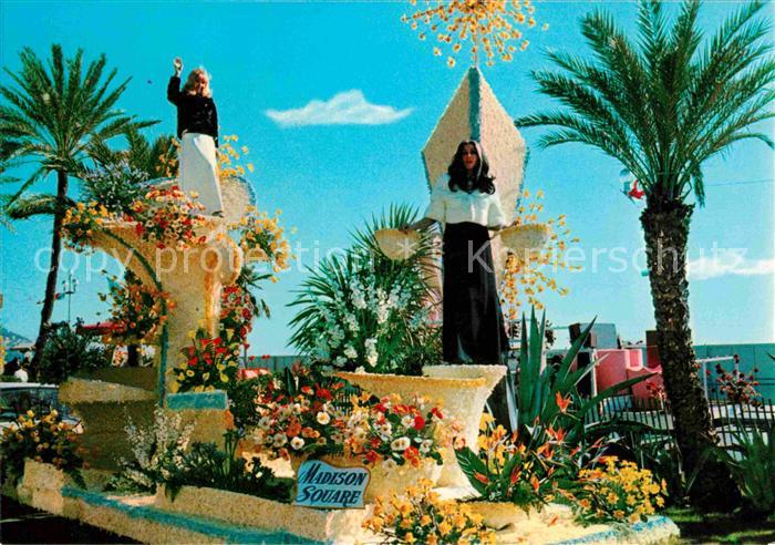 Nice Alpes Maritimes Carnaval de Nice Char fleuri