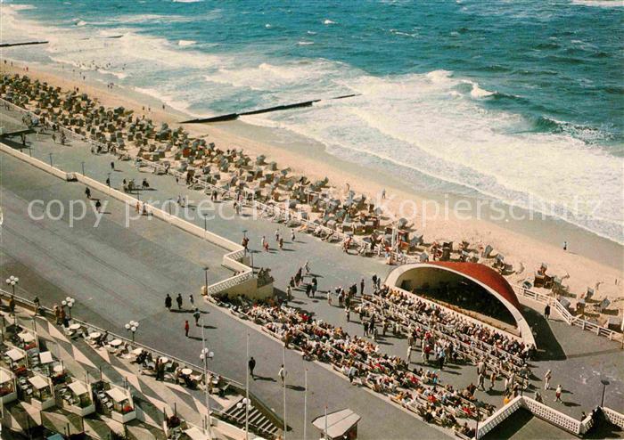 Westerland Sylt Konzertpavillon Strand Fliegeraufnahme