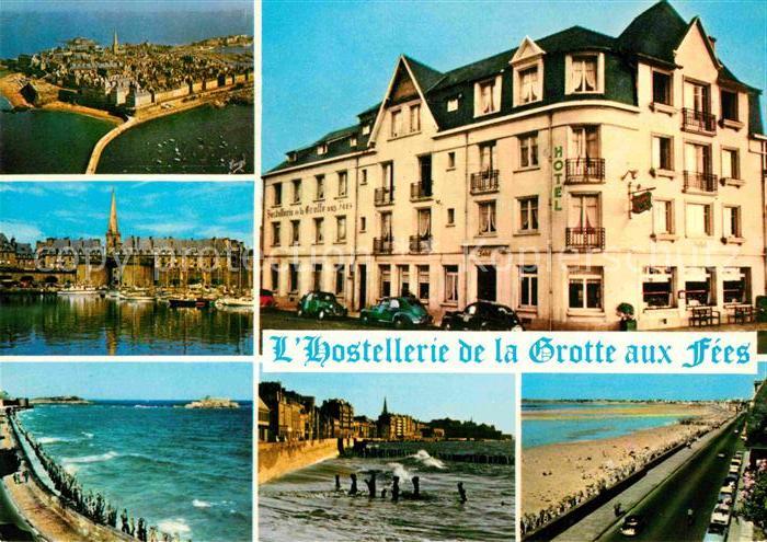 Saint-Malo 35 Hostellerie de la Grotte aux Fees Vue generale Grande Porte La mer