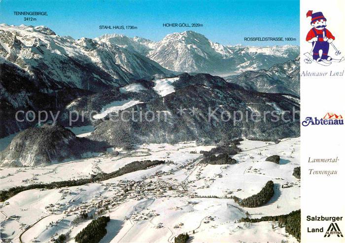 Abtenau im Lammertal Tennengau Fliegeraufnahme