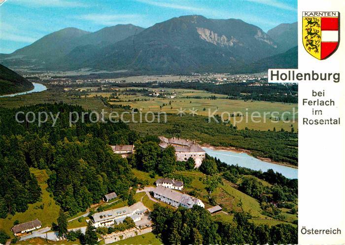 Hollenburg Kaernten Fliegeraufnahme