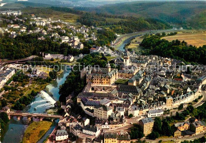 Weilburg Schloss und Altstadt Fliegeraufnahme