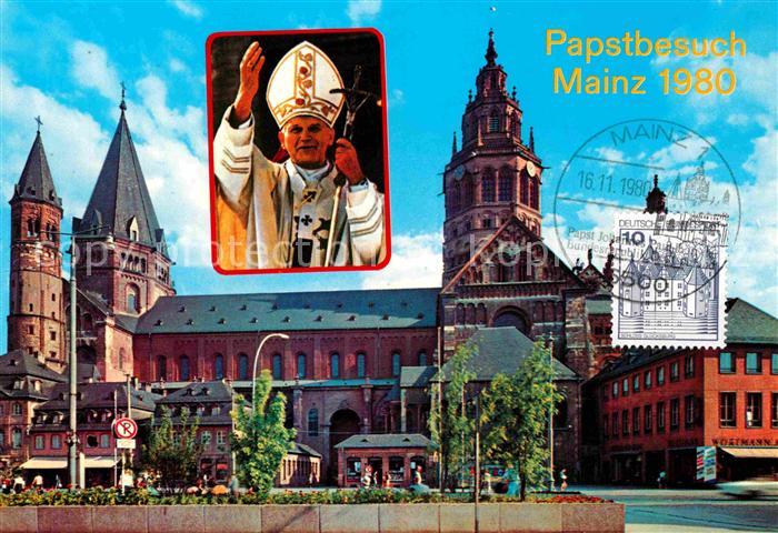 Mainz Rhein Dom Papst