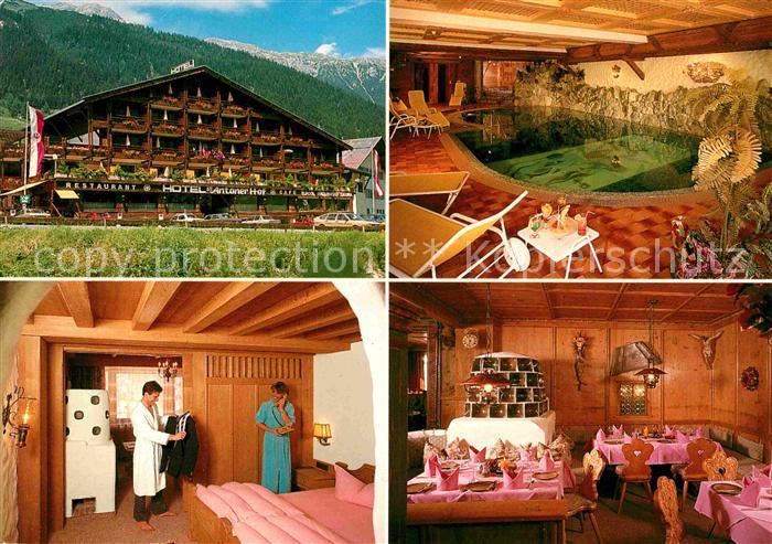 St Anton Arlberg St Antoner Hof Zimmer Hallenbad Gaststube