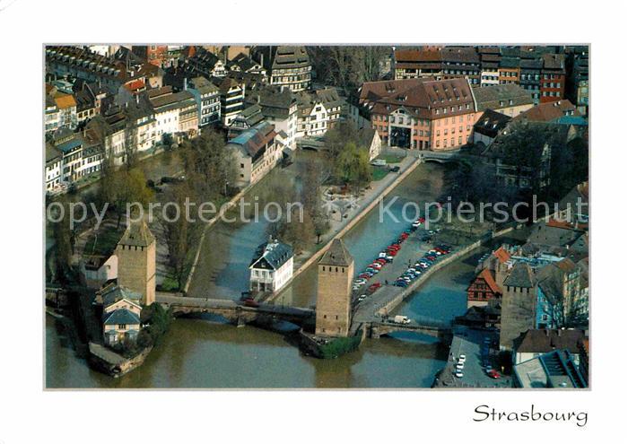 Strasbourg Alsace Vue aerienne de la Petite France
