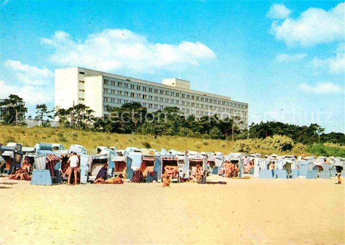 Zinnowitz Ostseebad Strand mit Erholungsheim IG Wismut