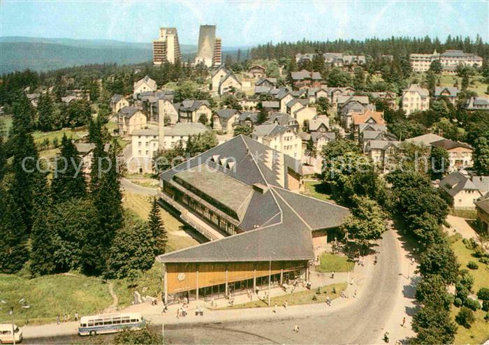 Oberhof Thueringen Fliegeraufnahme FDGB Erholungsheim Rennsteig