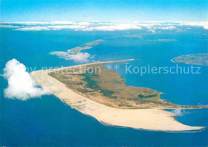 Amrum Fliegeraufnahme mit Insel Sylt und Foehr
