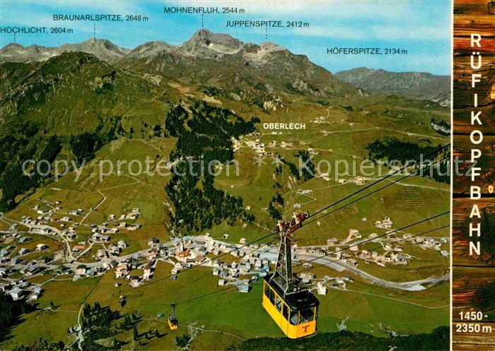Lech Vorarlberg mit Ruetikopfbahn und Oberlech