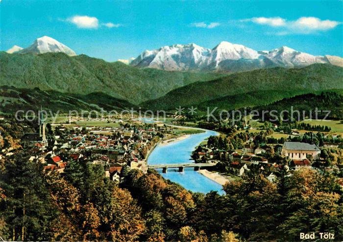 Bad Toelz Fliegeraufnahme mit Juifen und Demmeljoch