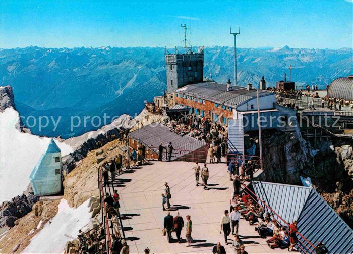 Zugspitze mit Muenchner Haus