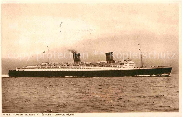 Dampfer Oceanliner R.M.S. Queen Elizabeth