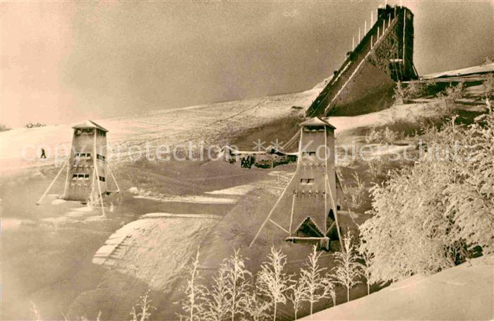 Ski-Flugschanze Oberwiesenthal Erzgebirge