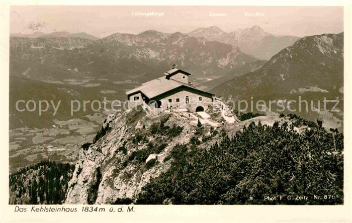 Foto Zeitz F.G. Nr. 876 Kehlsteinhaus Berchtesgaden