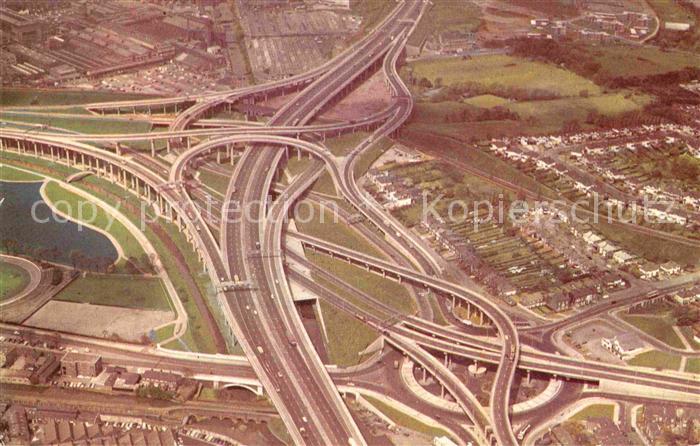 Autobahn Fliegeraufnahme Spaghetti Junction Gravelly Hill Interchange Birmingham