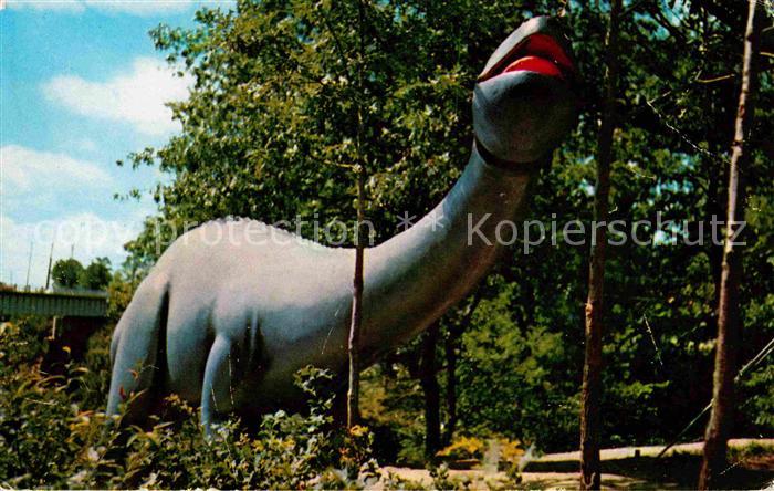 Dinosaurier Brontosaurus Enchanted Forest Wisconsin Dells