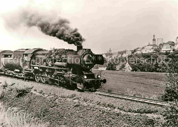 Lokomotive Dampflokomotive Baureihe 52.80 Querfurt Vitzenburg