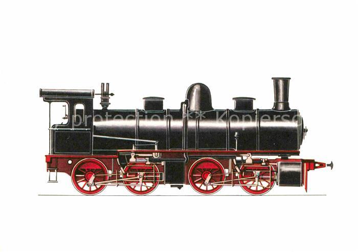 Lokomotive Gueterzuglokomotive Badische Staatsbahn 1893