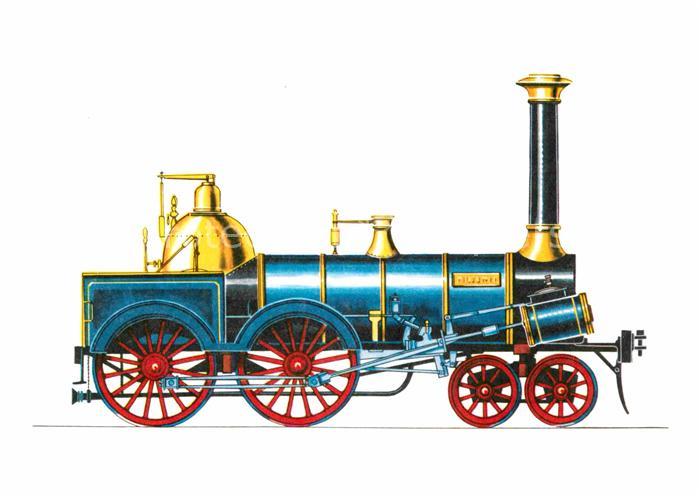 Lokomotive Jaxt 1845 Staatsbahn Wuerttemberg