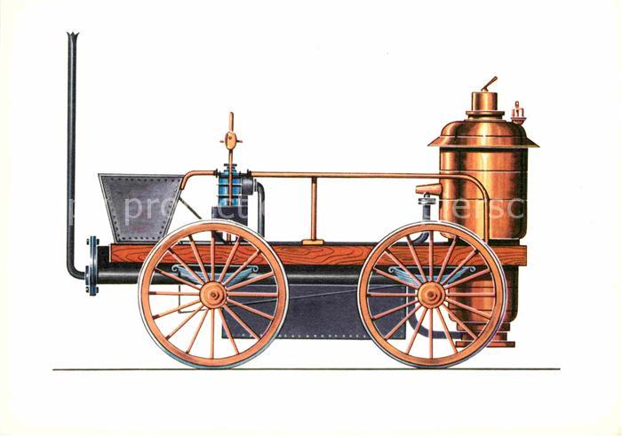 Lokomotive Braithwaites und Ericssons Lokomotive Novelty 1829