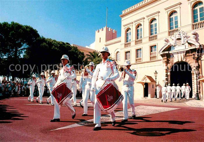 Leibgarde Wache Releve de la Garde d_Ete Monaco Trommel