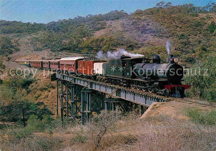Lokomotive Pichi Richi Railway Woolshed Flat Bridge