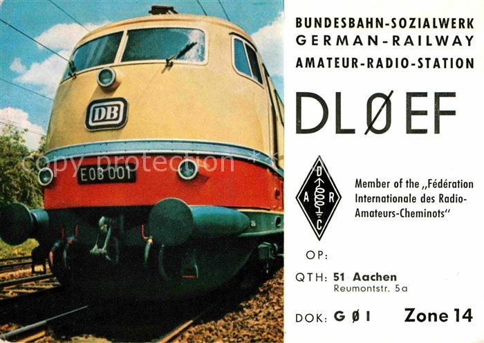 Lokomotive E03001 Bundesbahn-Sozialwerk Radio-Station