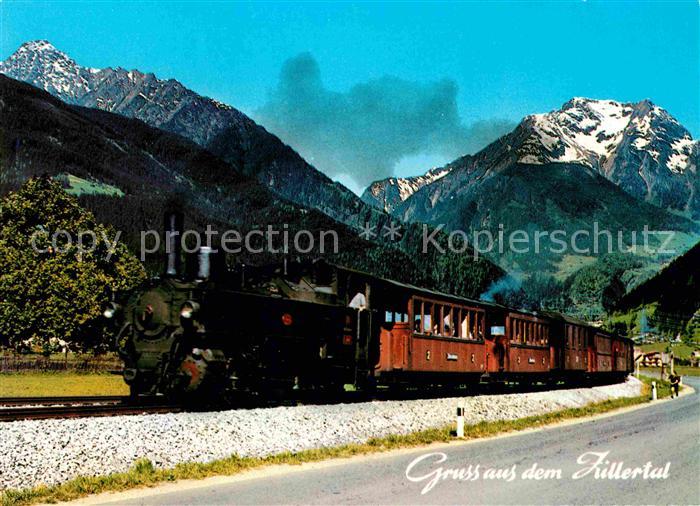 Lokomotive Zillertalbahn Gruenberg Tirol
