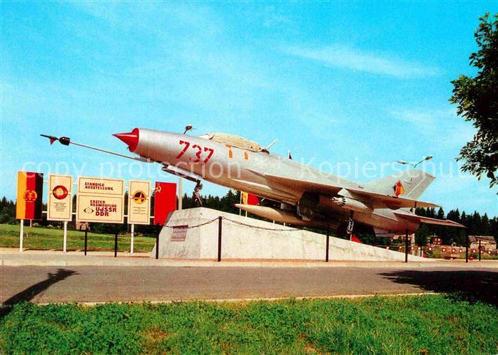 Flugzeuge Militaria Jagdflugzeug MIG 21 F-13 Nationale Volk