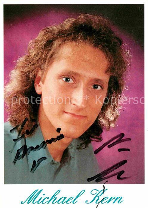 Saenger Band Michael Kern Autogramm